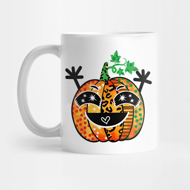 Pumpkin Halloween Funny Doodles by lunamoonart